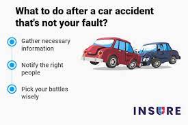 After you file all the paperwork, the insurance company usually sends an insurance adjuster to investigate what happened. What To Do After A Car Accident That S Not Your Fault