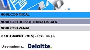 Check spelling or type a new query. Ce Prevad Noul Cod Fiscal Codul De Procedura Fiscala Si Codul Vamal Unional