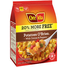 In a large mixing bowl combine sour cream, soup, cheese, salt and pepper. Ore Ida Potatoes O Brien With Onions Peppers 33 6 Oz Bag Walmart Com Walmart Com