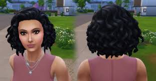 This mod is developed by kijikosims. Medium Mid Curly Hair At My Stuff Sims 4 Updates