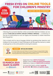 We did not find results for: Fresh Eyes On Online Tools For Children S Ministry Bible Society Of Singapore