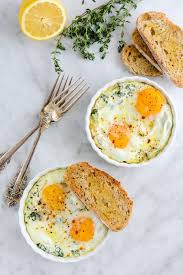 Baked Egg Ricotta Thyme Cups A Healthy Life For Me Recipe Healthy Breakfast Recipes Easy Recipes Riccota Cheese Recipes