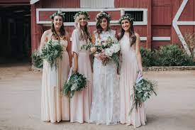 Bohemian California Garden Wedding Brittany Andrew Green Wedding Shoes Bridesmaid Green Bridesmaid Dresses Wedding