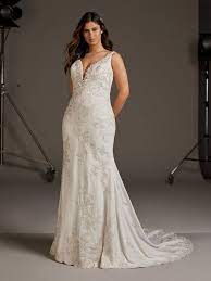 I've been avoiding strapless wedding dresses, as strapless dresses have. 19 Wedding Dress Styles For Women With Big Busts Who What Wear