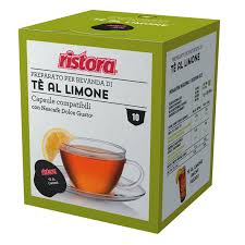 Tè al limone 16 caps. Te Al Limone 10 Capsule Astuccio Ristora