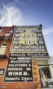 Historic Advertising Signs At West B Street Near Union Depot Union Avenue Historic District Pueblo Colorado Usa Pueblo Domestic Colorado