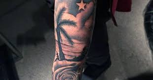 100 Palm Tree Tattoos For Men Tropical Design Ideas Tree Tattoo Men Tree Sleeve Tattoo Tattoos For Guys