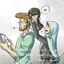 ربي لا تذرني فردا وأنت خير الوارثين Islamic Cartoon Anime Muslim Muslim Couples