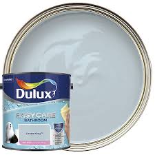 Blue grey bathroom paint colors. Dulux Easycare Bathroom Coastal Grey Soft Sheen Emulsion Paint 2 5l Wickes Co Uk