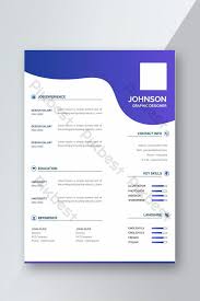 You can then easily create a new document based on that template. Creative Simple Resume Cv Template Design Word Doc Free Download Pikbest