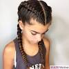 Then french braid your hair down, incorporating the side strands into your braid. 3