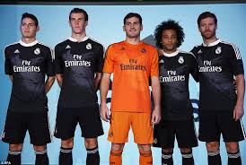 Grade ori thailand jenis jersey : Real Madrid And Adidas Release New Third Champions League Kit Daily Mail Online