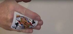 Bend the card into a slight arc that is convex in relation to your fingers. How To Make A Card Vanish And Then Reappear A Second Later Card Tricks Wonderhowto