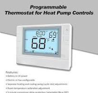 Super Programmable Thermostat for Home，2 Heat/1 Cool Heat ...