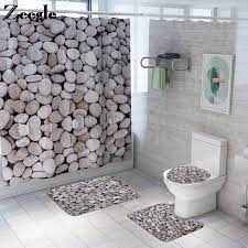 Take a look into our. Natural Stone Bath Mat And Shower Curtain Set Modern Style Bathroom Floor Mat Toilet Seat Cover Mat Non Slip Foot Mat Bath Mats Aliexpress