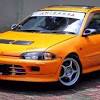 Cara buka seraming kereta proton staria disebelah kiri balakang. 1