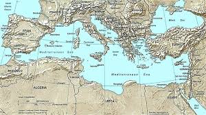 Map Of The Mediterranean Sea Mediterranean Sea Map Of The Mediterranean Mediterranean Cruise