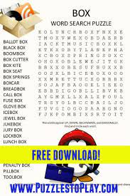 In addition to simple boxes, word offers the ability to add color, borders and shadowing, helping to spruce up your. Box Word Search Puzzle Word Search Puzzle Printable Puzzles Free Word Search Puzzles