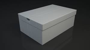 Shoe Box Nike 3d 3d Model Box Model Shoe Ad Shoe Box Outdoor Storage Box Storage