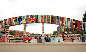 Maybe you would like to learn more about one of these? Galt Ontario Knit Bridge Art On The Street Photograph By Nick Mares