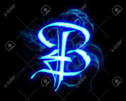 4086132 Blue Flame Magic Font Over Black Background Letter B Stock Photo Jpg 1300 1040 Magic Font Lettering Black Backgrounds