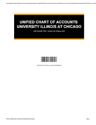 Unified Chart Of Accounts University Illinois At Chicago By