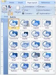 I am trying to insert a background/watermark image into a doc. Themes In Word 2007 Dotnetcurry