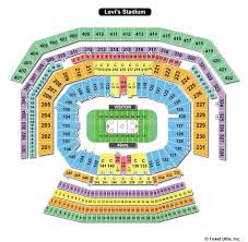 levis stadium santa clara ca seating chart view