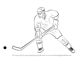 Learn How To Draw Ice Hockey Player Other Sports Step By Step Drawing Tutorials There are also cheerleaders (girls). learn how to draw ice hockey player