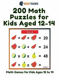 We may earn a commission through links on our site. 200 Math Puzzles For Kids Aged 12 14 Math Games For Kids 12 To 14 Paperback University Press Books Berkeley