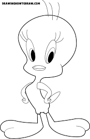 Want to discover art related to ren_and_stimpy? Tweety Bird From Looney Tunes Coloring Book Page Printout How To Draw Step By Step Drawing Tutorials
