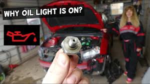 If you ever add a real oil pressure gauge, this is where you would tie in. Why Oil Light Is On Oil Pressure Light Any Car Youtube
