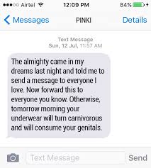 Maybe you would like to learn more about one of these? 9 Chain Messages You Should Send To Everyone Who Sends You Chain Messages