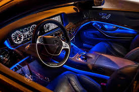 Continued Ambient Colors Of White To Purple In Light Or Darker Tones Really Set A Feel Mercedes S Class Interior Car Interior Accessories Mercedes S Class