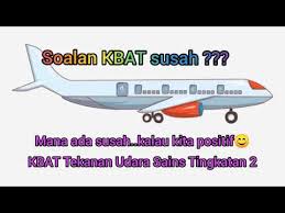 Umumnya, tekanan udara hampir sama dengan tekanan hidrostatik yang disebabkan oleh berat udara di atas titik pengukuran. Soalan Kbat Tekanan Udara Sains Tingkatan 2 Youtube