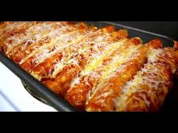 Real Beef Enchiladas Spanish Rice Refried Beans Youtube Mexican Food Recipes Recipes 21 Day Fix Meals