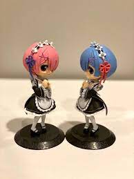 Re Zero Q Posket Rem And Ram 2 Fig Combo Mercari Rem And Ram Rem Fig