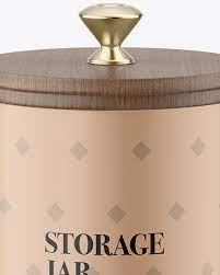 Download Matte Storage Jar Mockup In Jar Mockups On Yellow Images Object Mockups