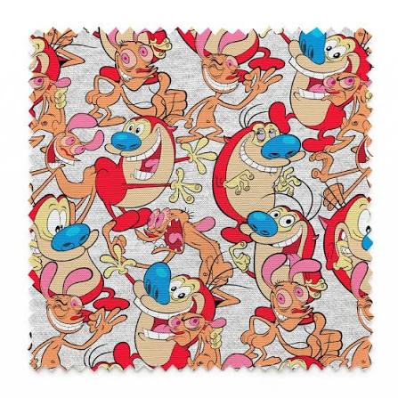 The Ren & Stimpy Show - Cartoon Mayhem - Retro Character | Fabric by the  Yard