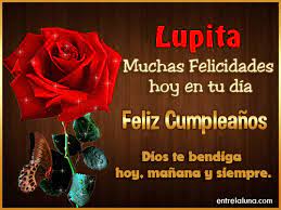 Tenemos una canción de cumpleaños para lupita. Feliz Cumpleanos Lupita