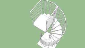 Tangga dengan model spiral adalah solusi yang sangat praktis untuk menghubungkan beberapa lantai di pada suatu bangunan. Stairs Iron Rotate Tangga Besi Putar 3d Warehouse