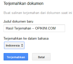 Sederet.com is an online indonesian english dictionary translator vice versa. Cara Terjemahkan Pdf Atau Ms Word Online Ke Indonesia Opikini