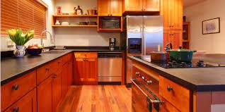 It's a good idea though to have the woods be in the same tone. Matching Kitchen Cabinets To Flooring Kitchen Cabinets And Granite Countertops Pompano Beach Fl