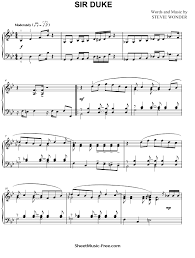 Бэйси, 2 миллер, 3 сачмо 4. Download Sir Duke Sheet Music Pdf Stevie Wonder Download