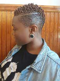 Love My Tapered Twa With A Part Twa Taperedcut Naturalhair Short Natural Hair Styles Tapered Haircut For Women Natural Hair Styles