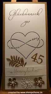 45 Hochzeitstag Messinghochzeit Stampin Stempelhex Messinghochzeit 45 Hochzeitstag Hochzeitstag