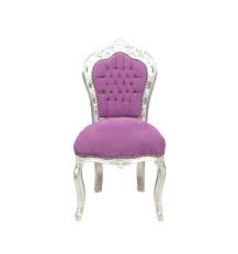 This item has been individually handmade by our master craftsmen. Chaise Baroque Mauve Dossier Capitonne Chaises Baroques Pas Cheres