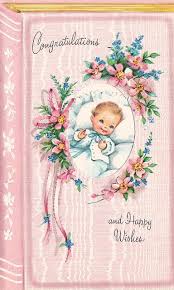 Vintage Greeting Card Baby Vintage Greeting Cards Vintage Postcards Vintage Cards
