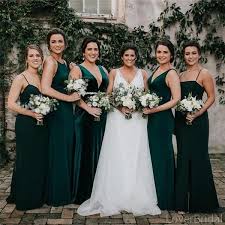 Emerald Green Mermaid Cheap Long Cheap Bridesmaid Dresses Online Wg632 In 2020 Emerald Bridesmaid Dresses Green Bridesmaid Dress Winter Hunter Green Bridesmaid Dress