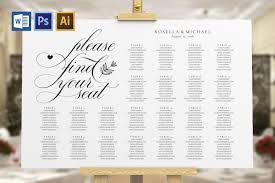 Wedding Seating Chart Sign Tos_11